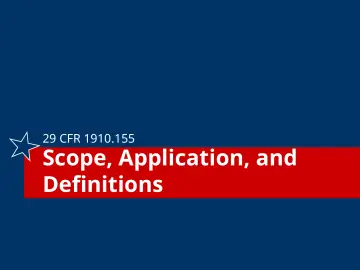 Slide 45: 29 CFR 1910.155