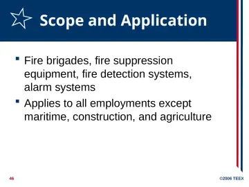 Slide 46: Scope and Application