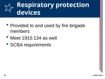 Slide 56: Respiratory protection devices