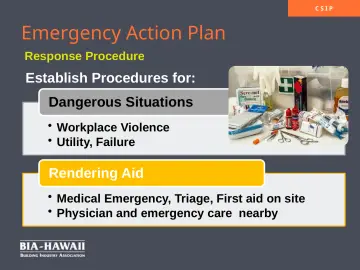 Slide 18: Emergency Action Plan