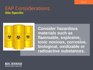 Slide 29: EAP Considerations