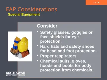 Slide 32: EAP Considerations