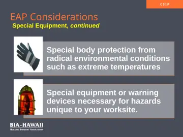 Slide 33: EAP Considerations