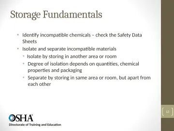 Slide 12: Storage Fundamentals
