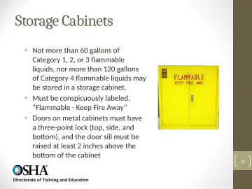 Slide 16: Storage Cabinets