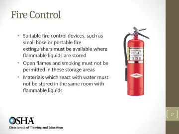 Slide 17: Fire Control