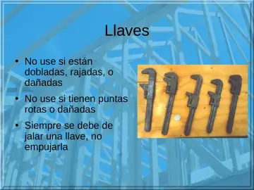 Slide 19: Llaves