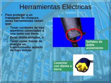 Slide 29: Herramientas Eléctricas