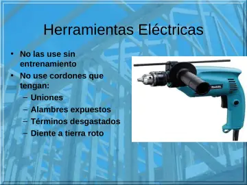 Slide 30: Herramientas Eléctricas