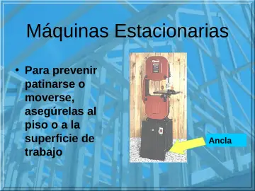 Slide 43: Máquinas Estacionarias