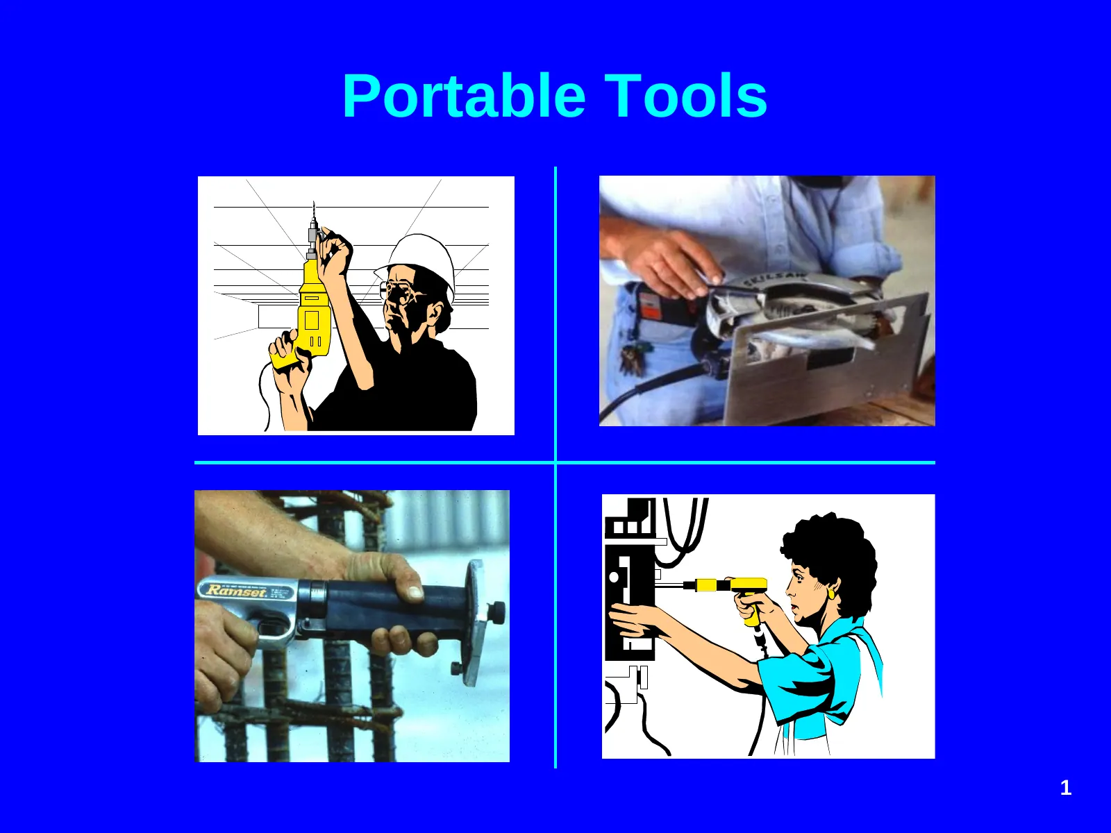 Portable Tools, slide 1: Portable Tools