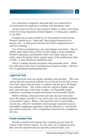 Page 13: Eye protection is required, and head and f ace protection is recommended for employees w…