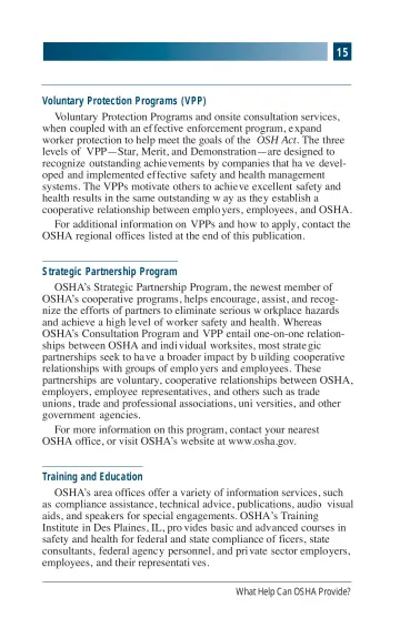 Page 19: Voluntary Protection Programs (VPP)
