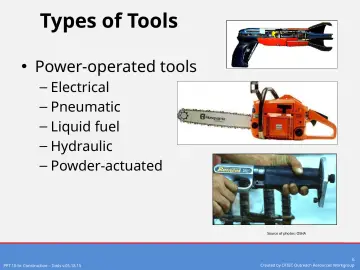 Slide 6: Types of Tools