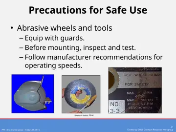 Slide 21: Precautions for Safe Use