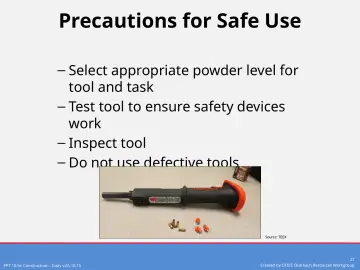 Slide 27: Precautions for Safe Use