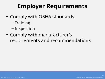 Slide 29: Employer Requirements