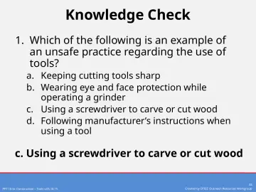 Slide 34: Knowledge Check