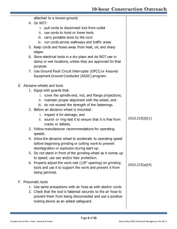 Page 6: attached to a known ground.