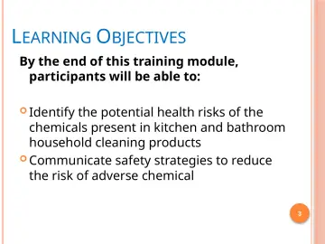 Slide 3: L EARNING O BJECTIVES