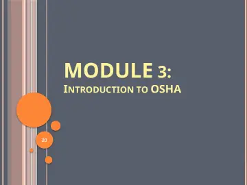 Slide 20: MODULE 3: