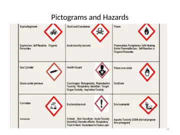 Slide 23: Pictograms and Hazards
