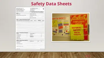 Slide 17: Safety Data Sheets