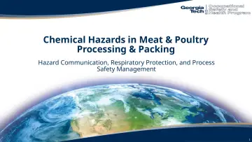 Slide 1: Chemical Hazards in Meat & Poultry