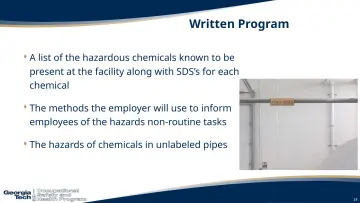 Slide 14: Written Program