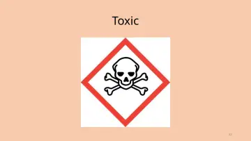 Slide 33: Toxic