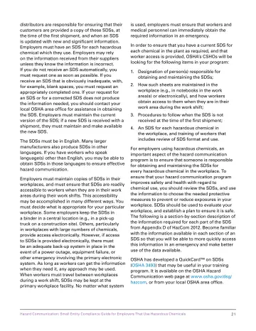 Page 27: distributors are responsible for ensuring that their customers are provided a copy of…