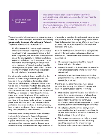 Page 31: 5. Inform and Train