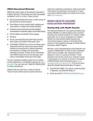 Page 44: NIOSH HEALTH HAZARD EVALUATION PROGRAM