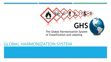 Slide 17: GLOBAL HARMONIZATION SYSTEM