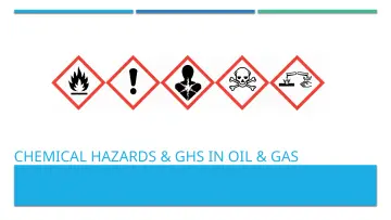 Slide 42: CHEMICAL HAZARDS & GHS IN OIL & GAS