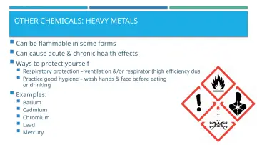 Slide 49: OTHER CHEMICALS: HEAVY METALS