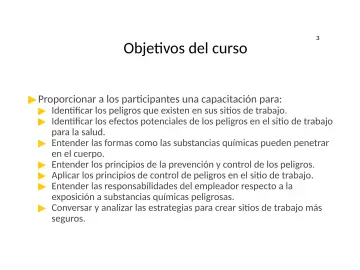 Slide 3: Objetivos del curso