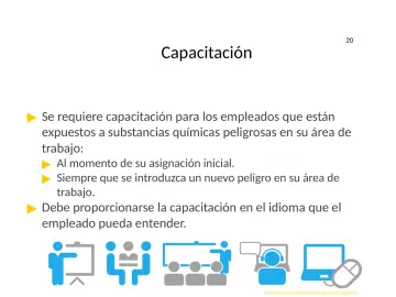 Slide 20: Capacitación