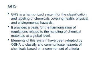 Slide 5: GHS