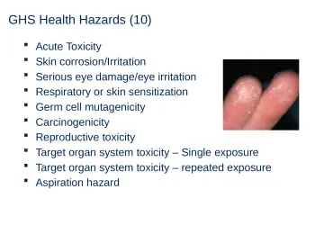 Slide 27: GHS Health Hazards (10)