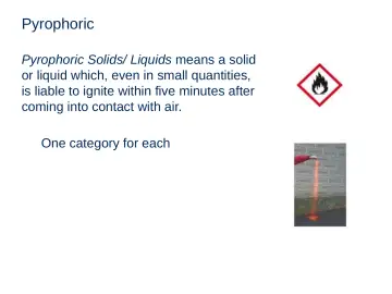 Slide 50: Pyrophoric