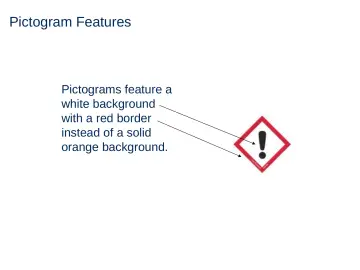 Slide 62: Pictogram Features