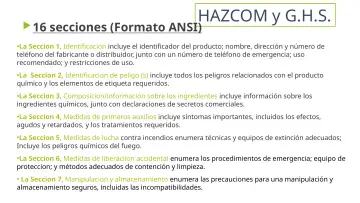 Slide 17: HAZCOM y G.H.S.
