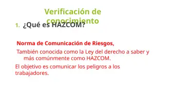 Slide 34: Verificación de conocimiento