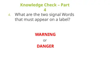 Slide 39: Knowledge Check – Part