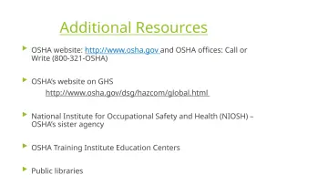 Slide 42: Additional Resources