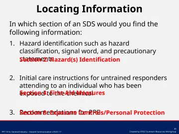 Slide 45: Locating Information