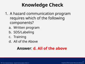 Slide 47: Knowledge Check