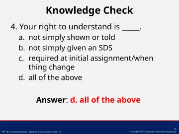 Slide 50: Knowledge Check