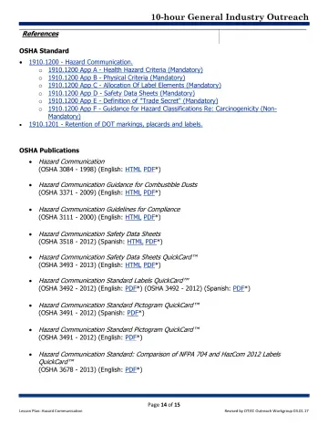 Page 14: References
